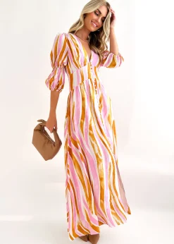 Women Gingham & Heels Maxi><noscript><img width=