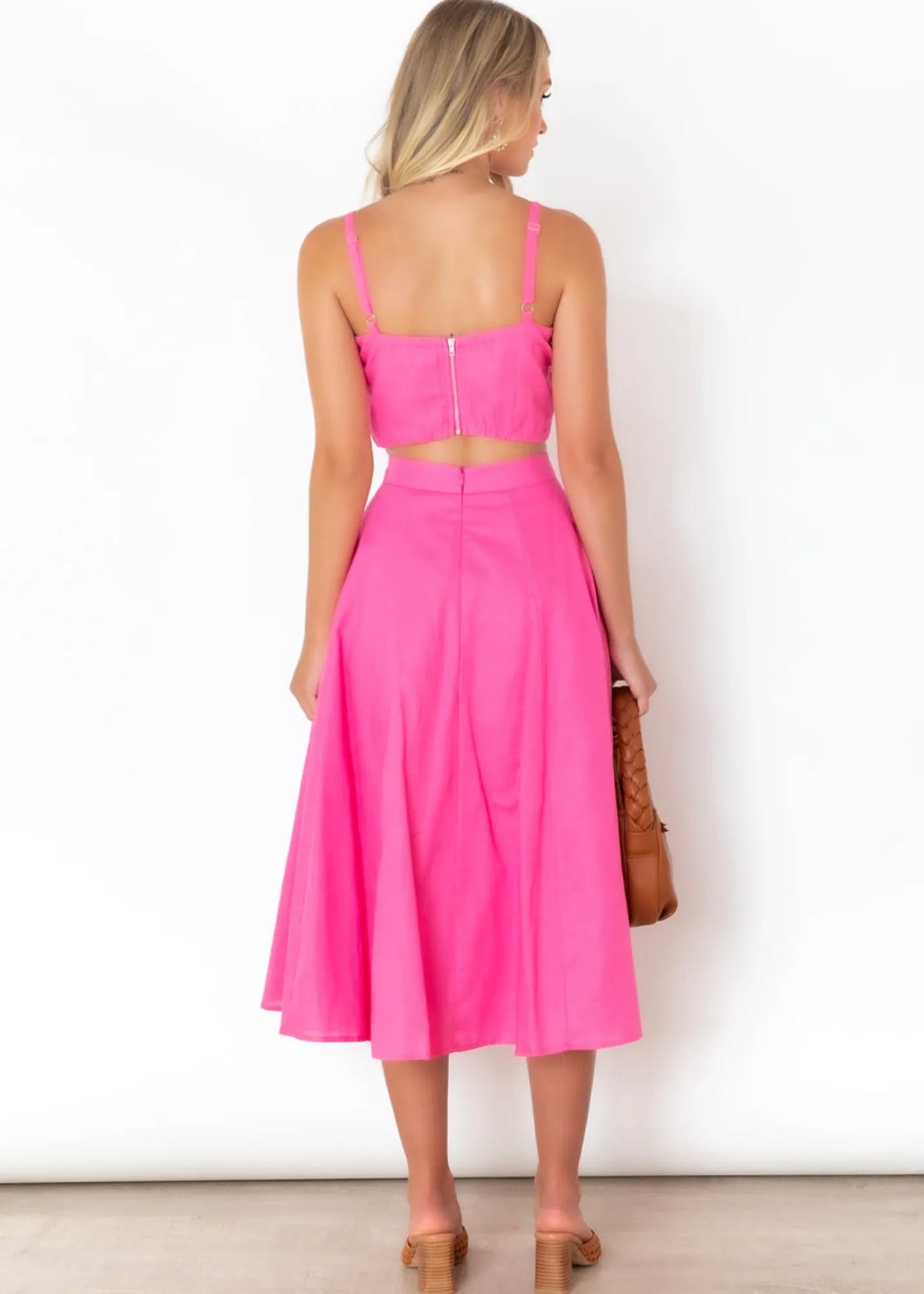 Women Gingham & Heels Crops>Abrielle Crop