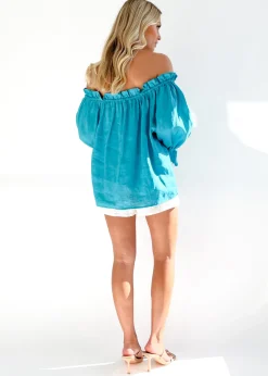 Women Gingham & Heels Blouses><noscript><img width=