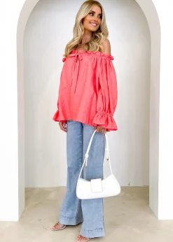 Women Gingham & Heels Blouses><noscript><img width=