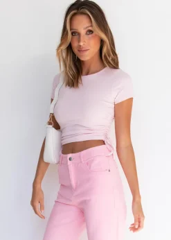 Women Gingham & Heels Crops><noscript><img width=