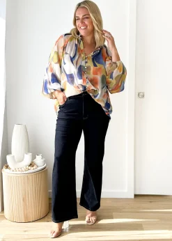 Women Gingham & Heels Blouses>Adeena Blouse