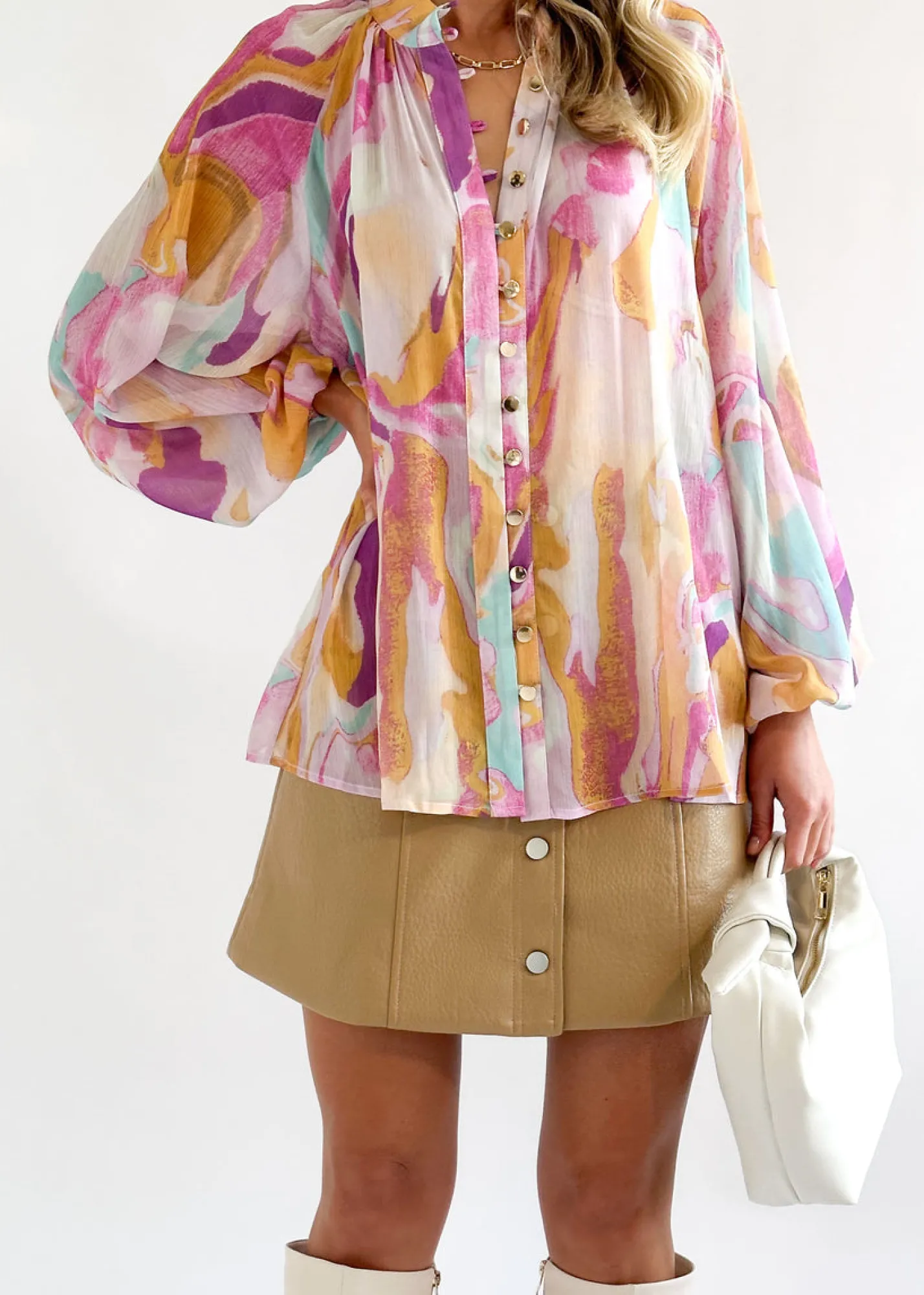Women Gingham & Heels Blouses>Adeena Blouse