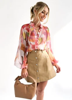 Women Gingham & Heels Blouses><noscript><img width=