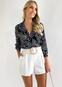 Women Gingham & Heels Sets>Adelina Shirt