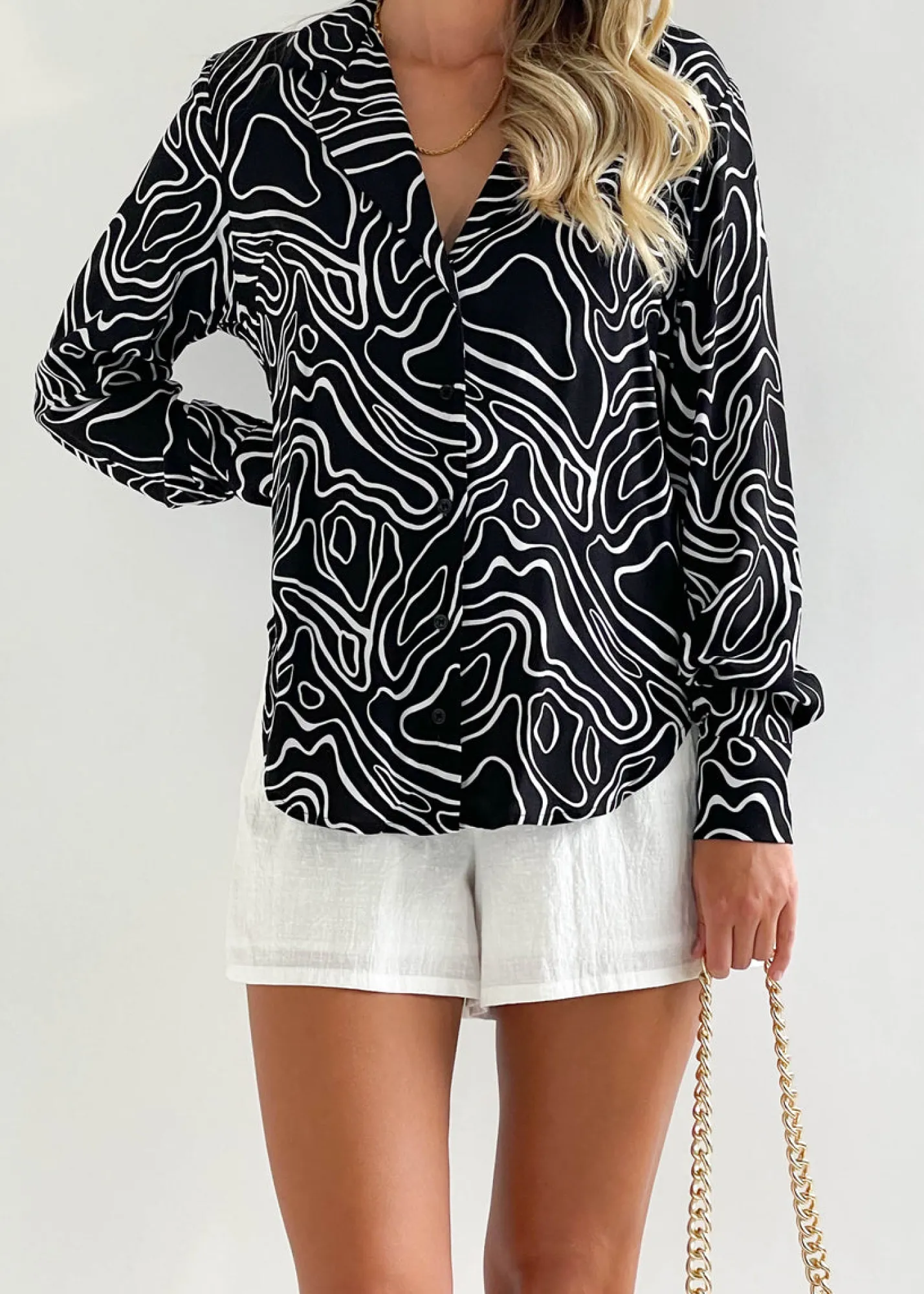 Women Gingham & Heels Sets>Adelina Shirt