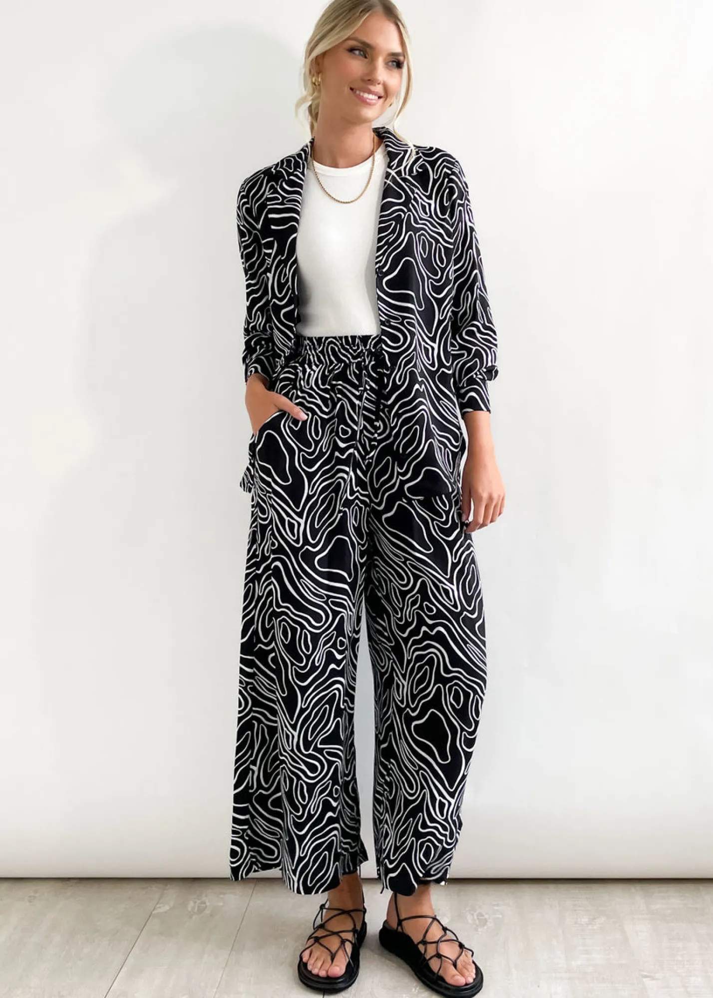 Women Gingham & Heels Sets>Adelina Shirt