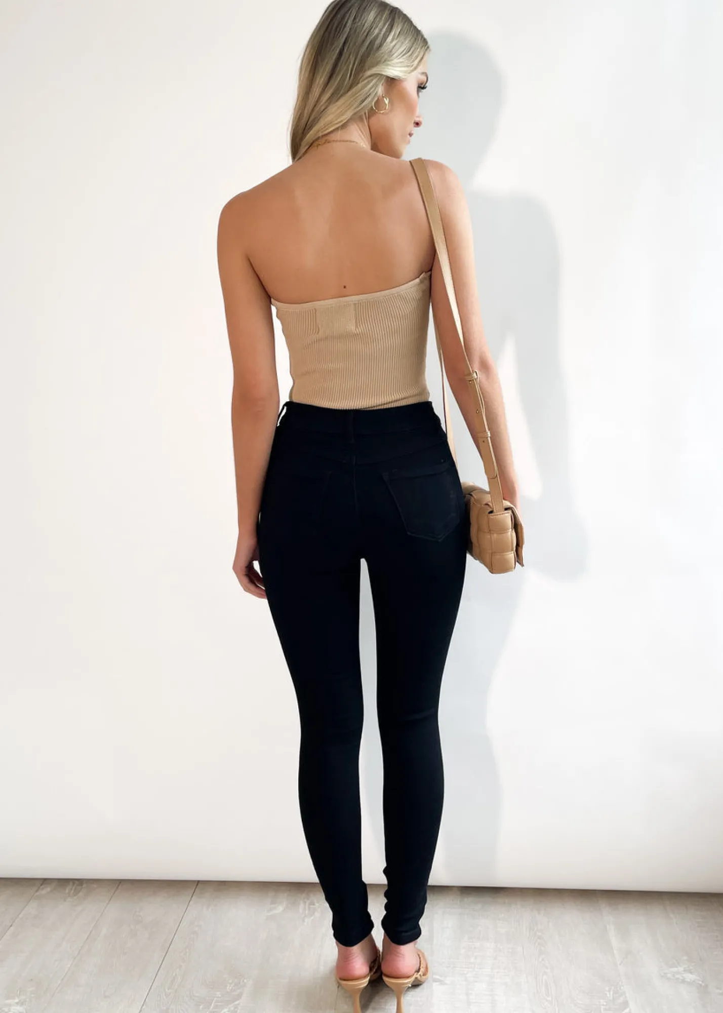 Women Gingham & Heels Jeans>Ahana High Rise Jeans
