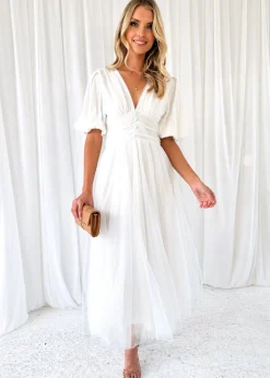 Women Gingham & Heels Midi>Aishani Midi Dress