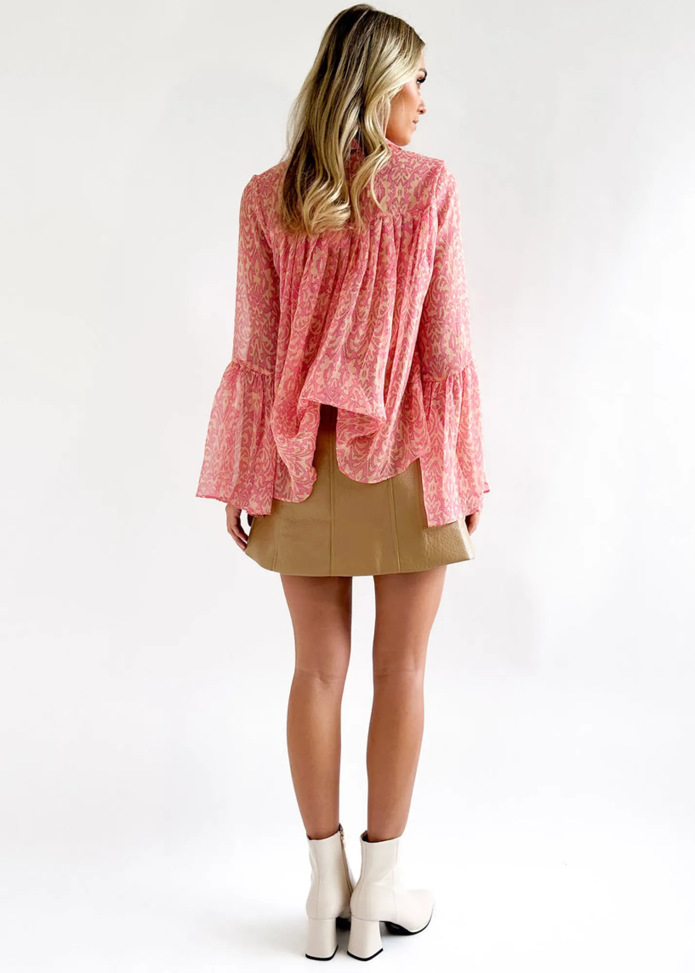 Women Gingham & Heels Blouses>Aizelle Blouse
