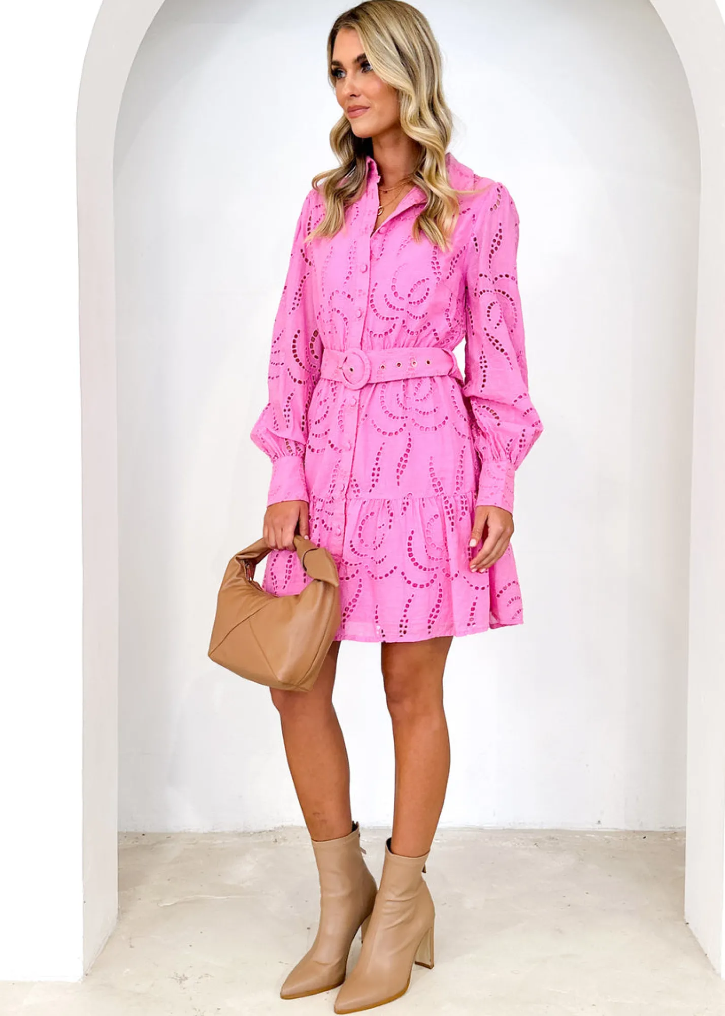 Women Gingham & Heels Short>Alatore Dress
