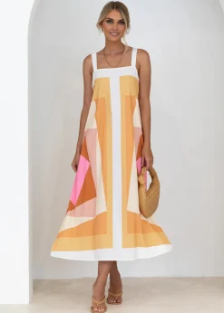 Women Gingham & Heels Maxi><noscript><img width=