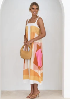 Women Gingham & Heels Maxi><noscript><img width=