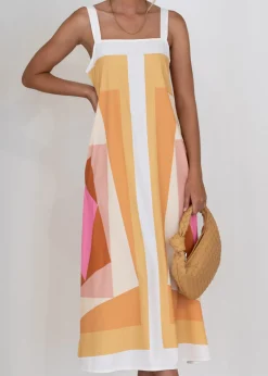 Women Gingham & Heels Maxi><noscript><img width=