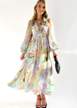 Women Gingham & Heels Maxi>Aleida Maxi Dress