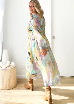 Women Gingham & Heels Maxi><noscript><img width=