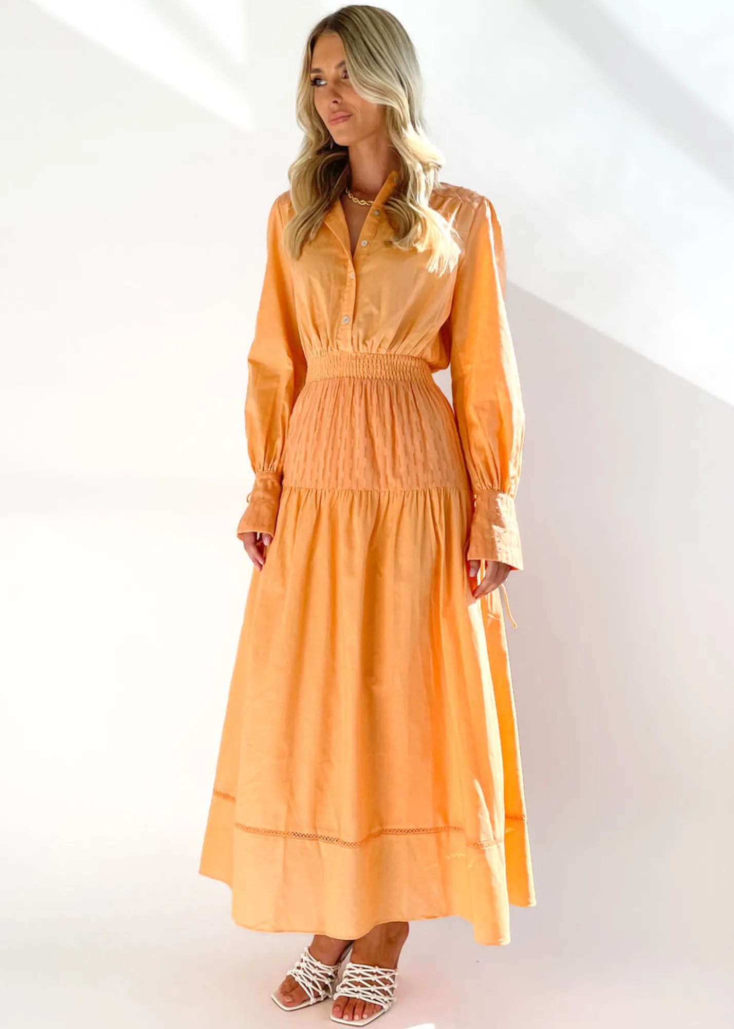 Women Gingham & Heels Maxi>Aletha Maxi Dress