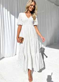 Women Gingham & Heels Maxi><noscript><img width=