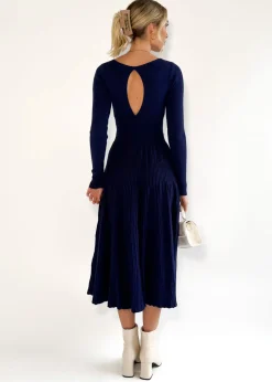 Women Gingham & Heels Knit Dresses><noscript><img width=