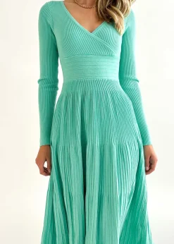 Women Gingham & Heels Knit Dresses>Alise Knit Midi Dress