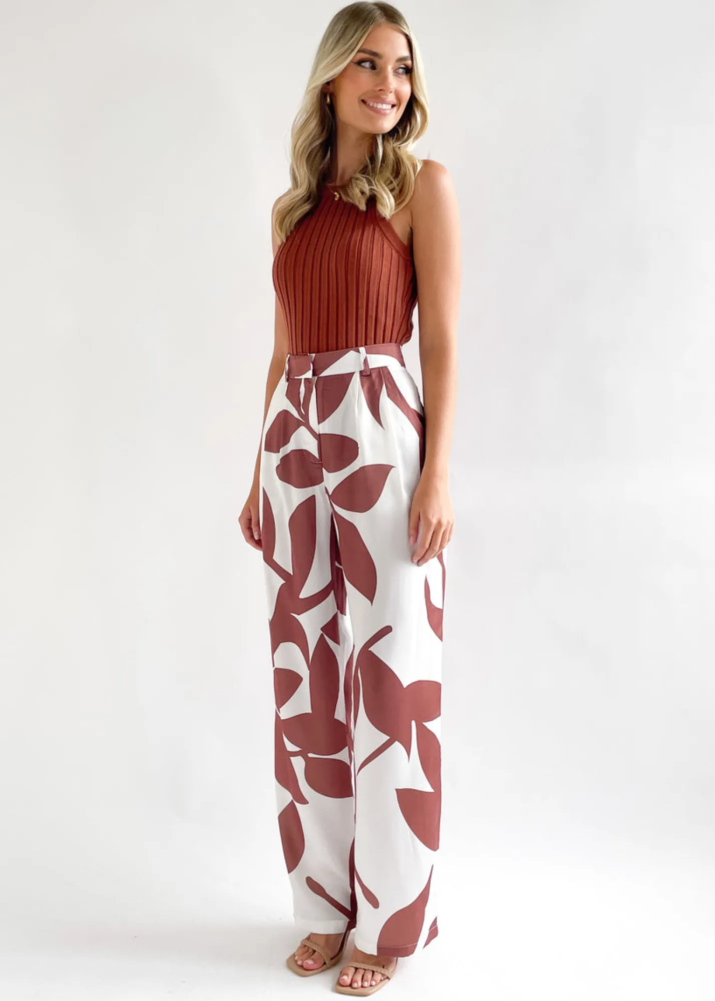 Women Gingham & Heels Sets>Alizzie Pant