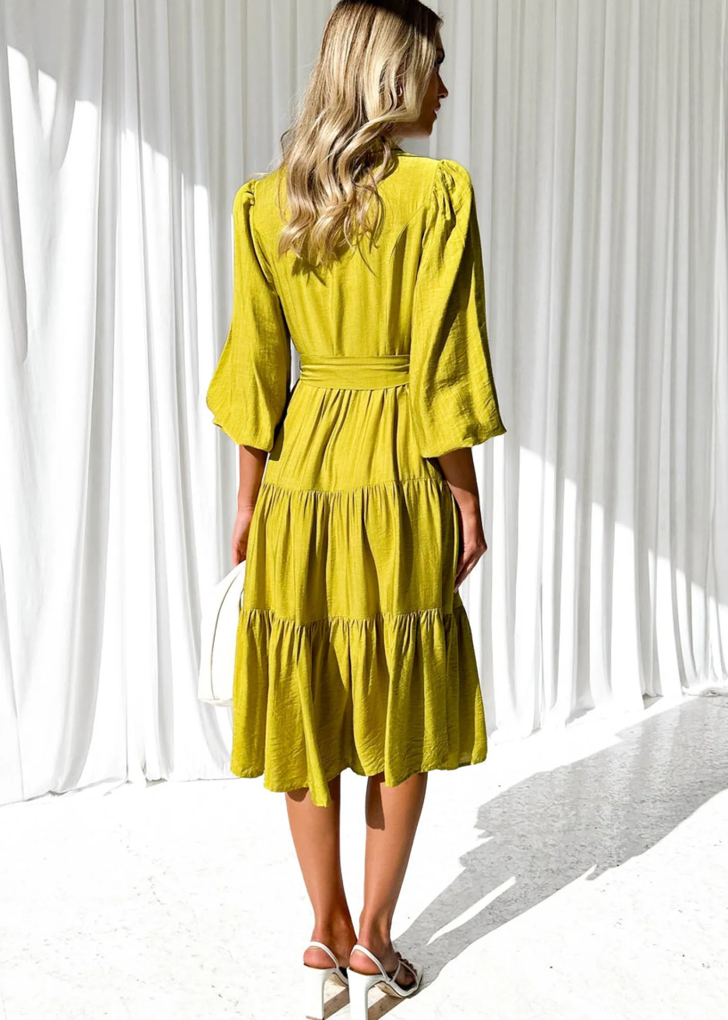 Women Gingham & Heels Midi>Allamaye Midi Dress