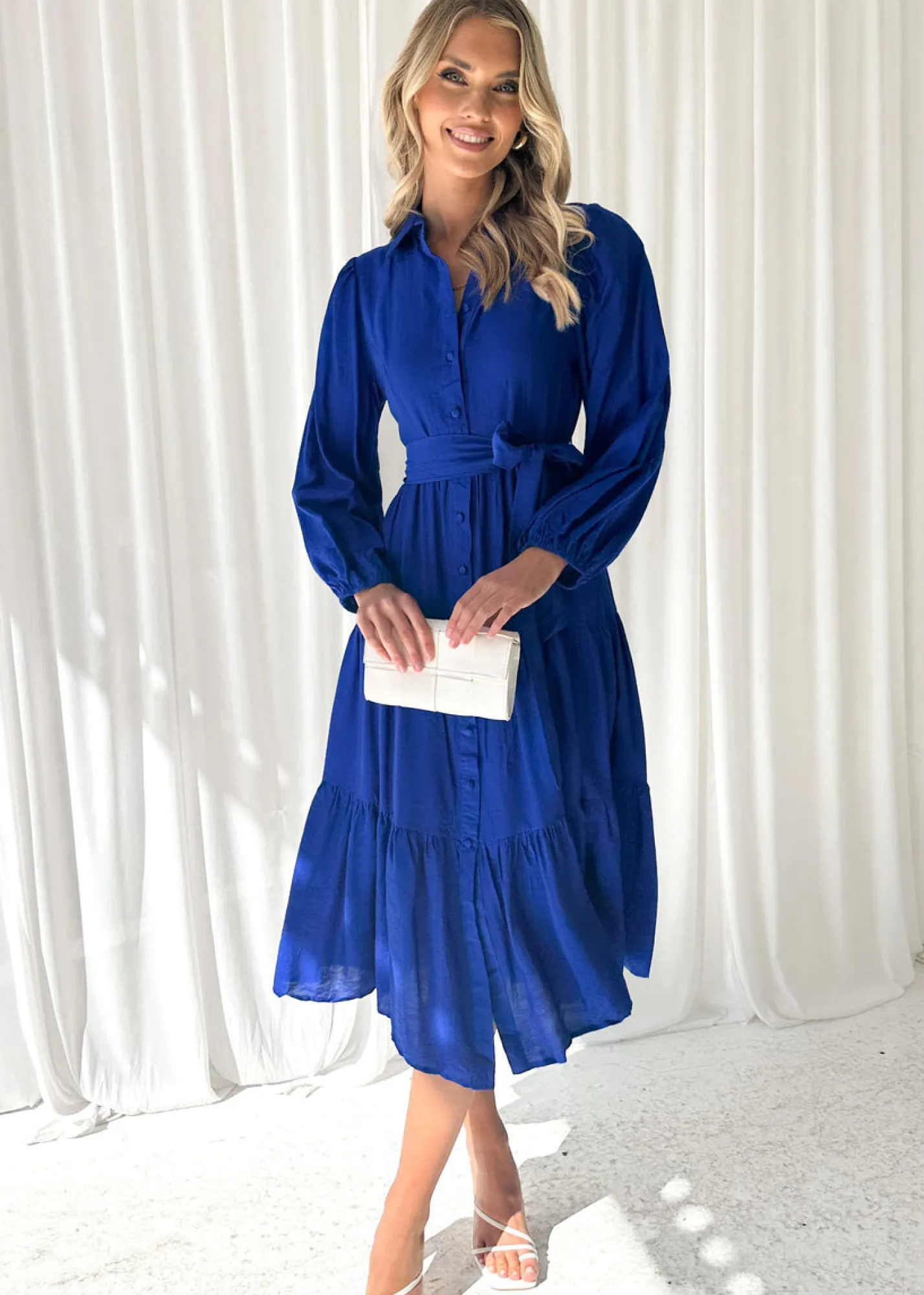 Women Gingham & Heels Midi>Allamaye Midi Dress