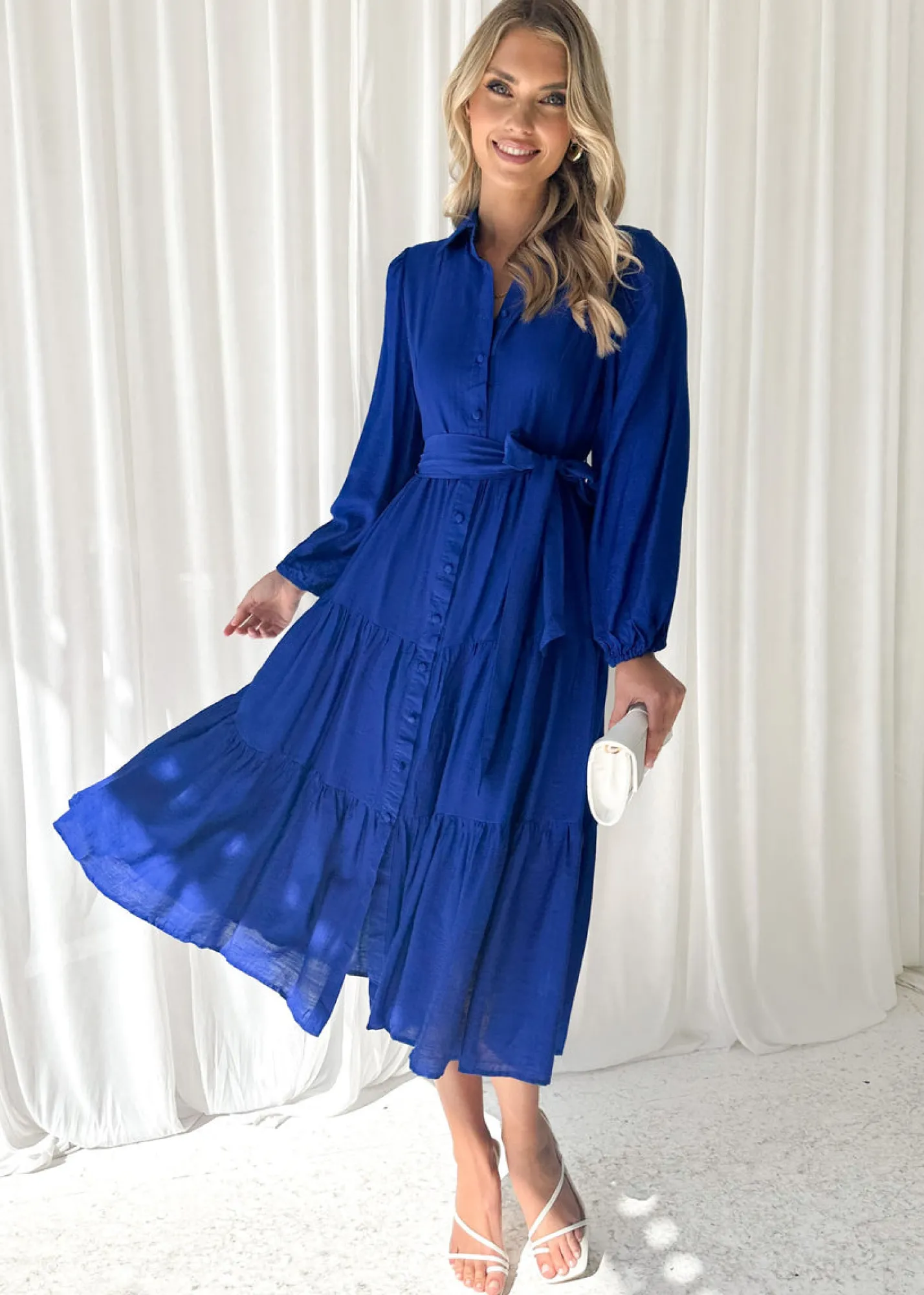 Women Gingham & Heels Midi>Allamaye Midi Dress