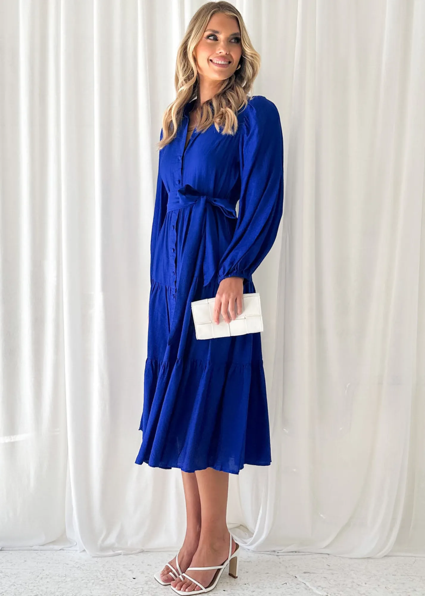 Women Gingham & Heels Midi>Allamaye Midi Dress