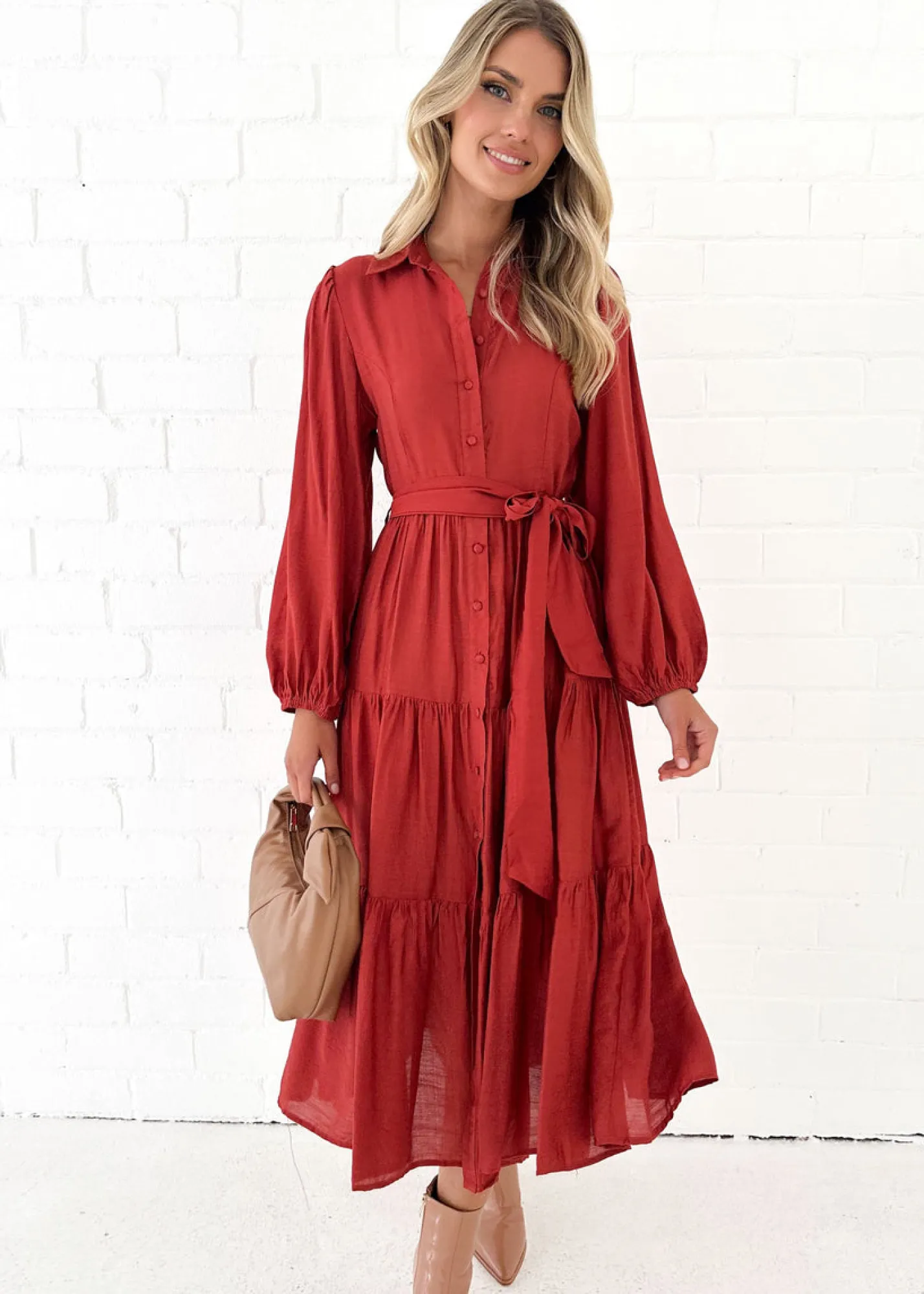Women Gingham & Heels Midi>Allamaye Midi Dress