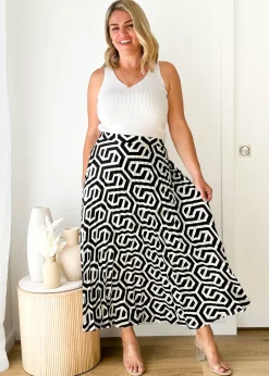 Women Gingham & Heels Skirts>Allanah Midi Skirt