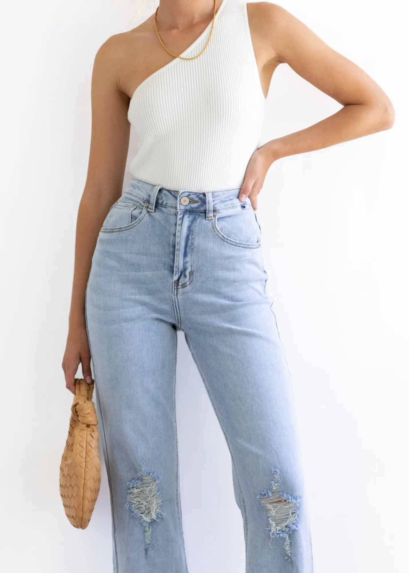 Women Gingham & Heels Jeans>Alyx High Rise Stretch Jean