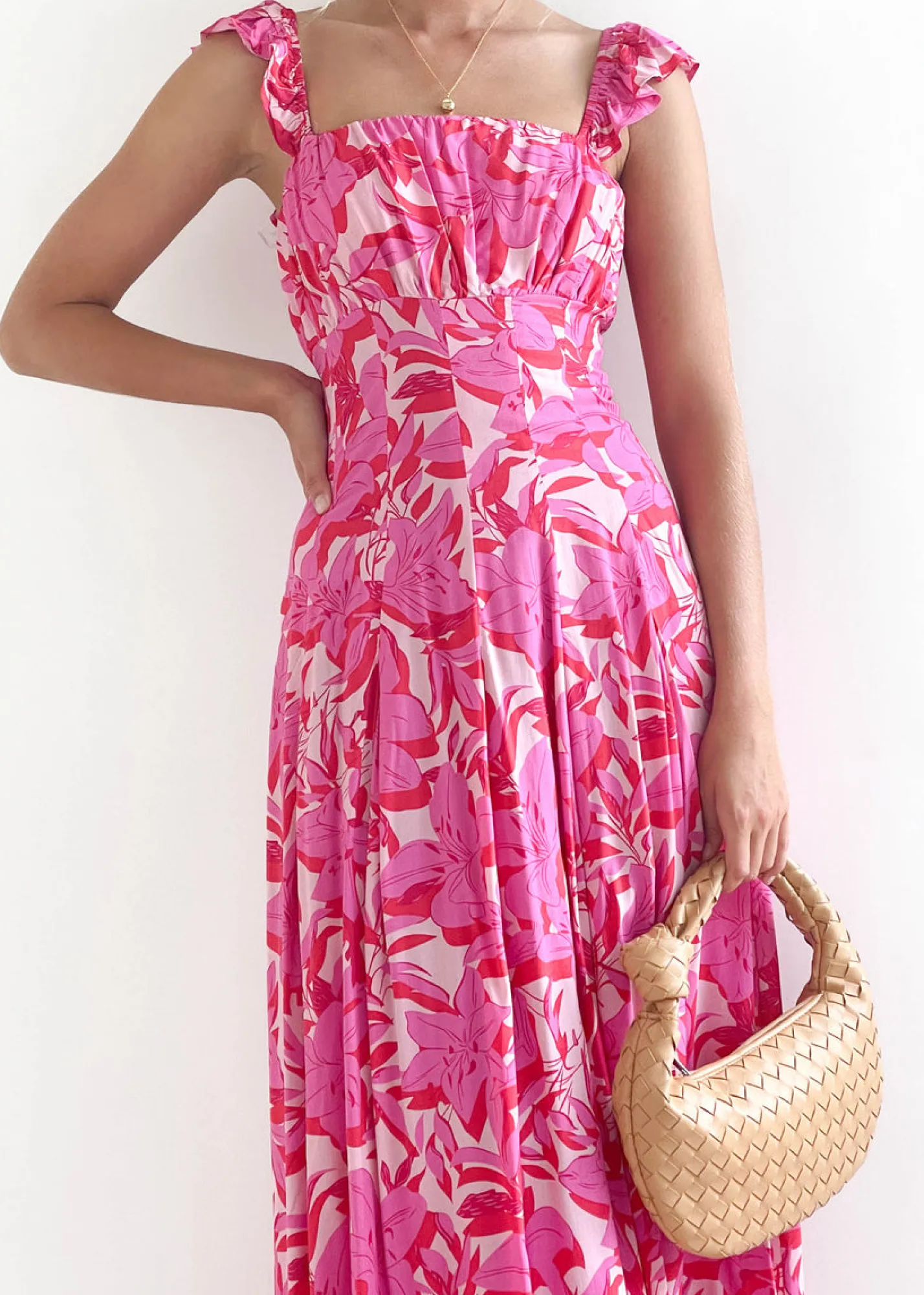 Women Gingham & Heels Maxi>Amaley Maxi Dress