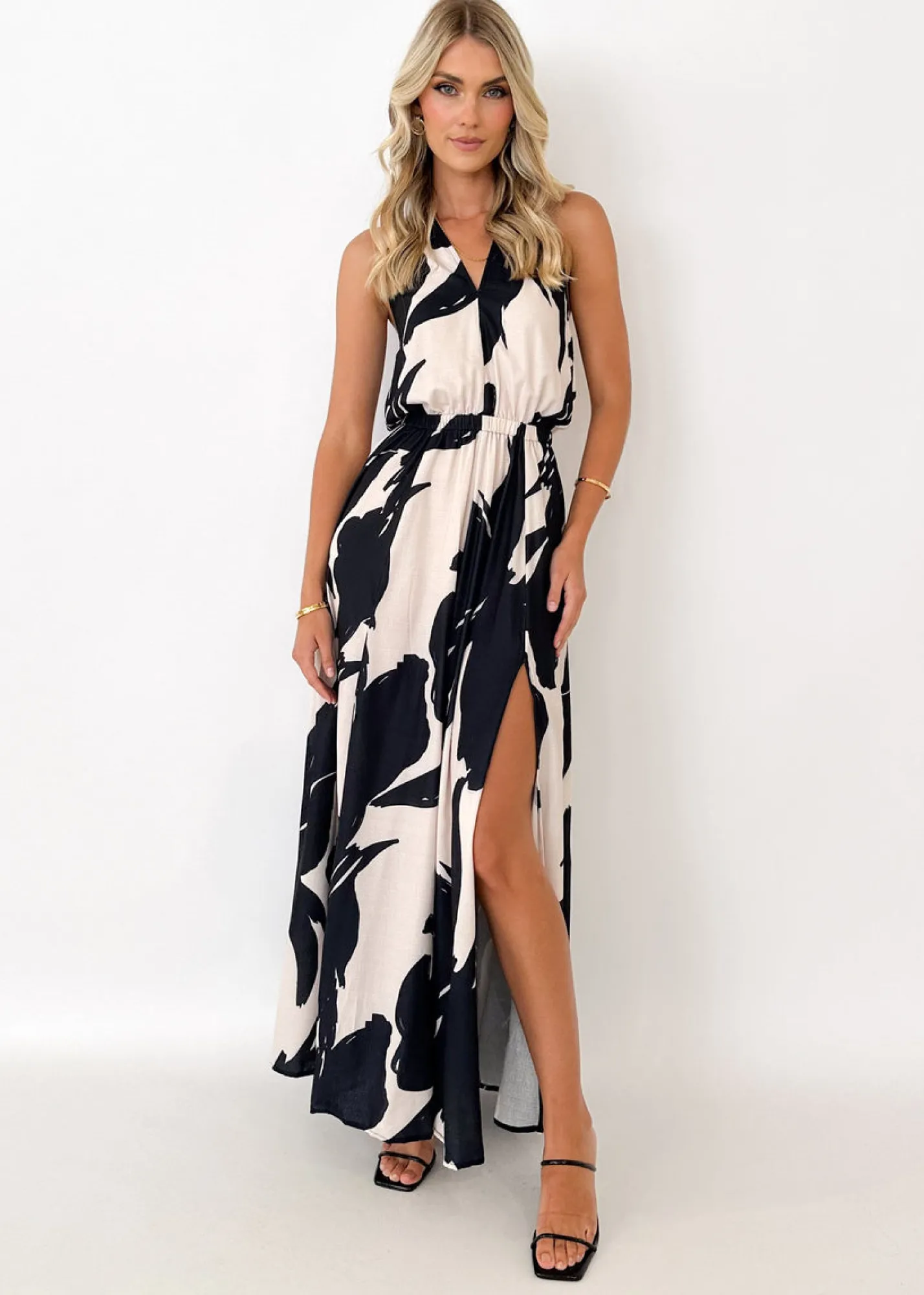 Women Gingham & Heels Midi>Amore One Shoulder Midi Dress