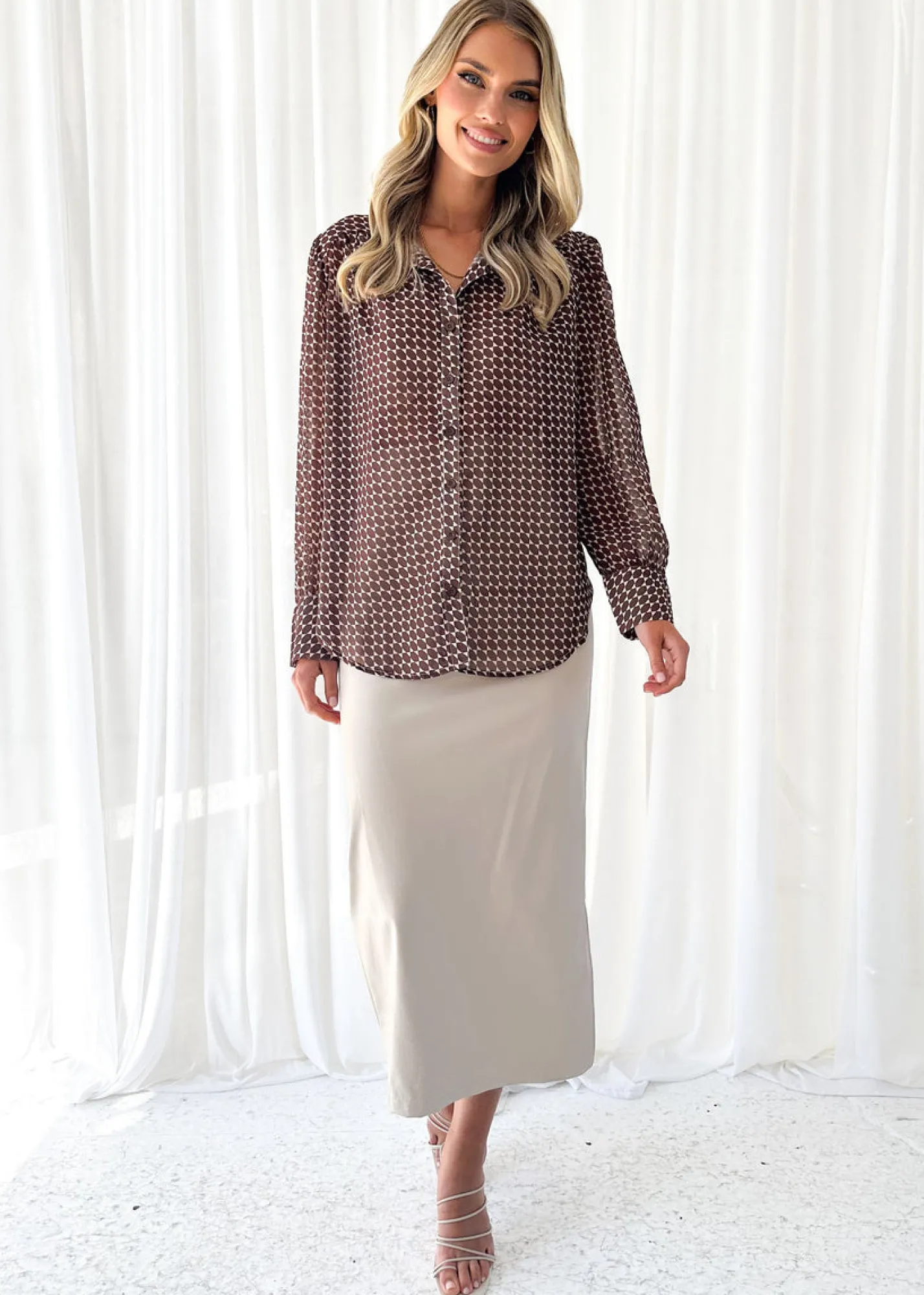Women Gingham & Heels Shirts>Amrezy Shirt