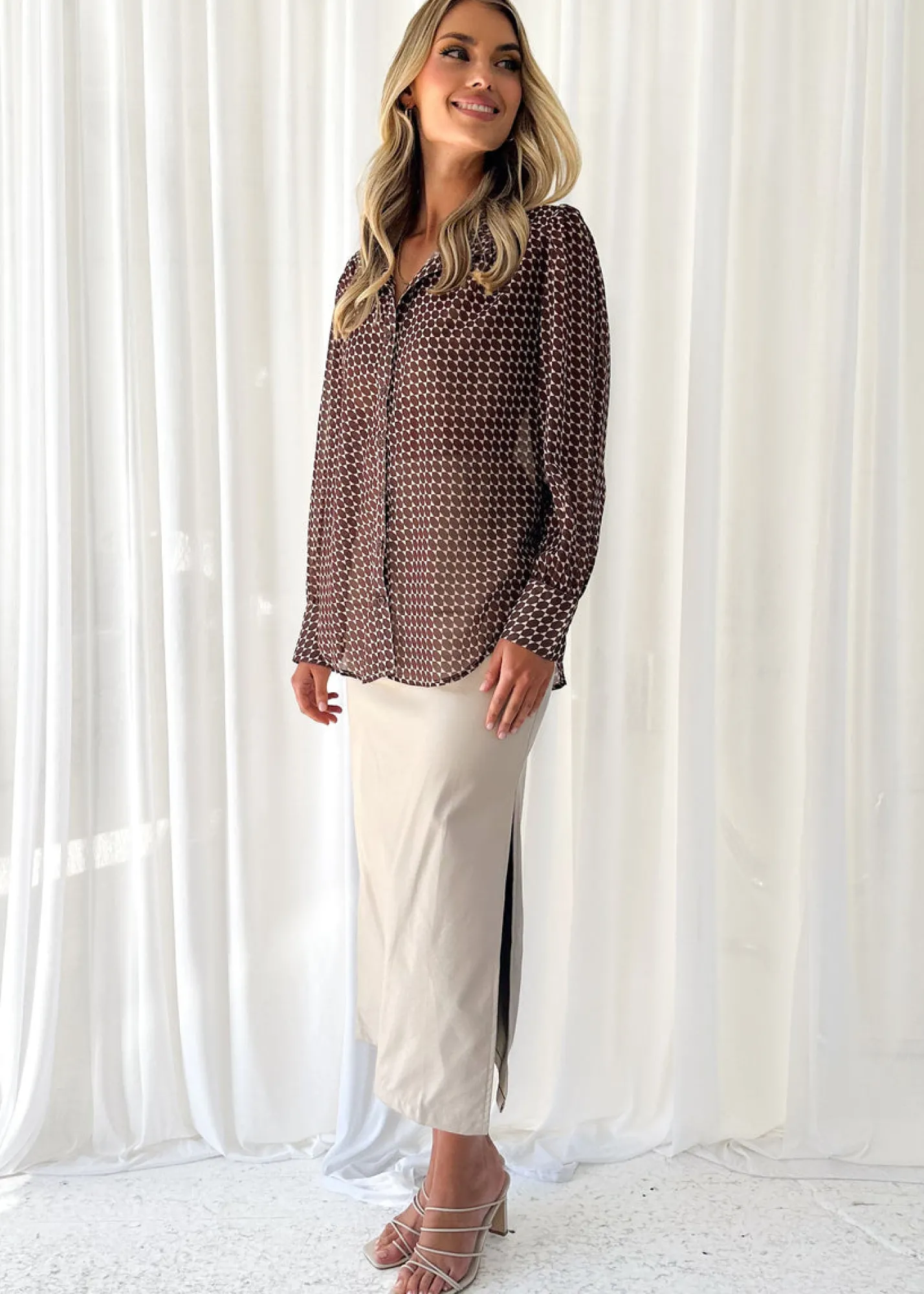 Women Gingham & Heels Shirts>Amrezy Shirt