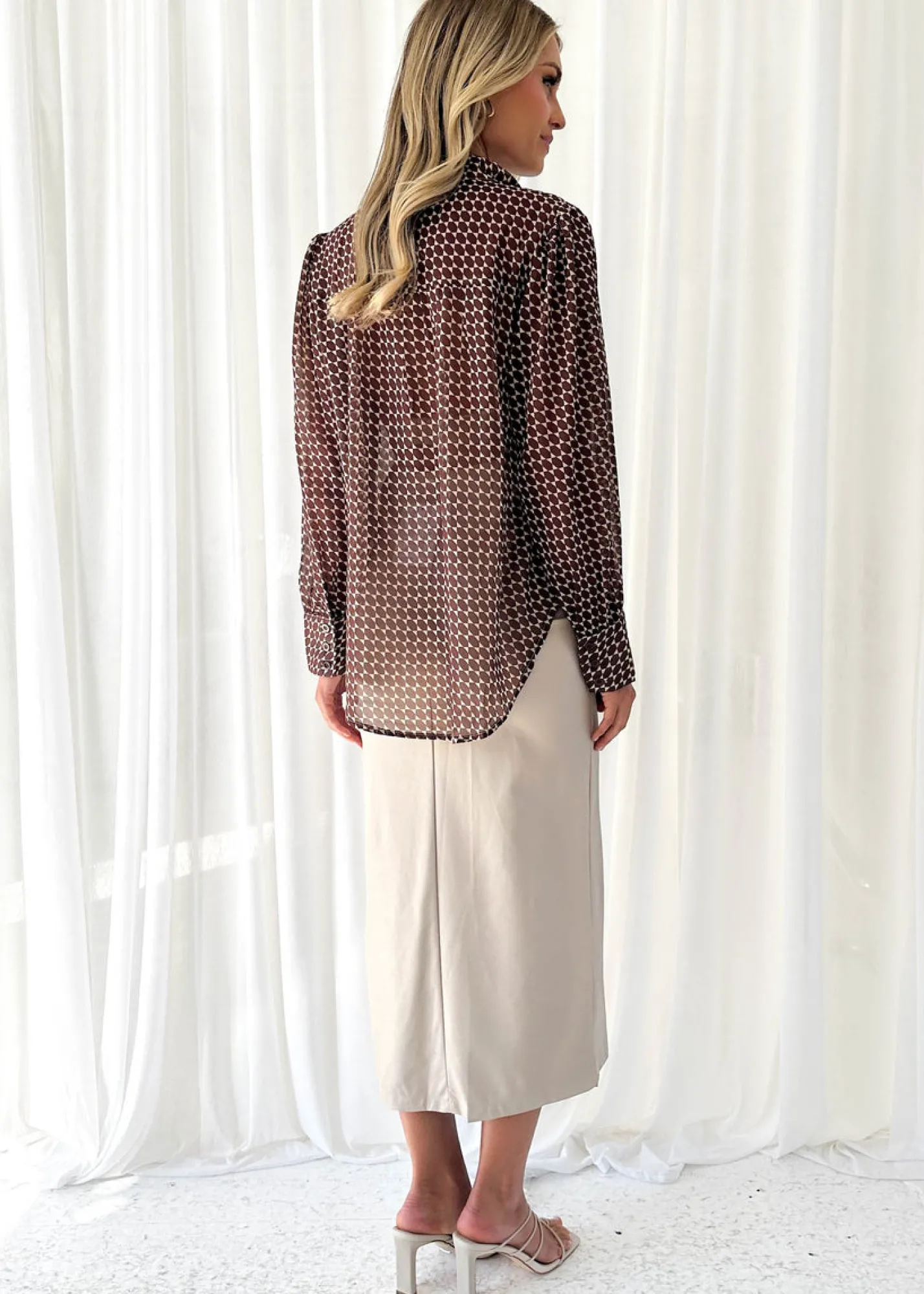 Women Gingham & Heels Shirts>Amrezy Shirt