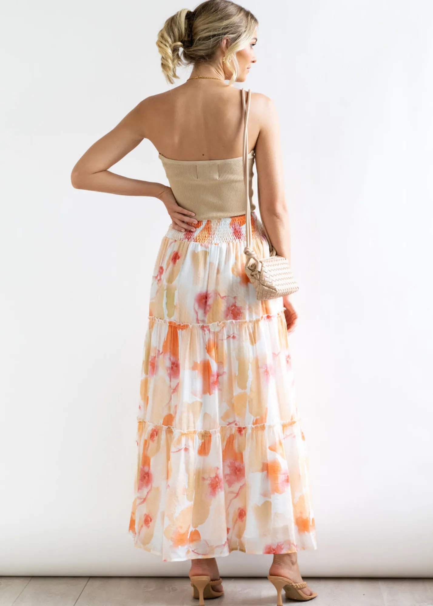 Women Gingham & Heels Skirts>Analee Maxi Skirt