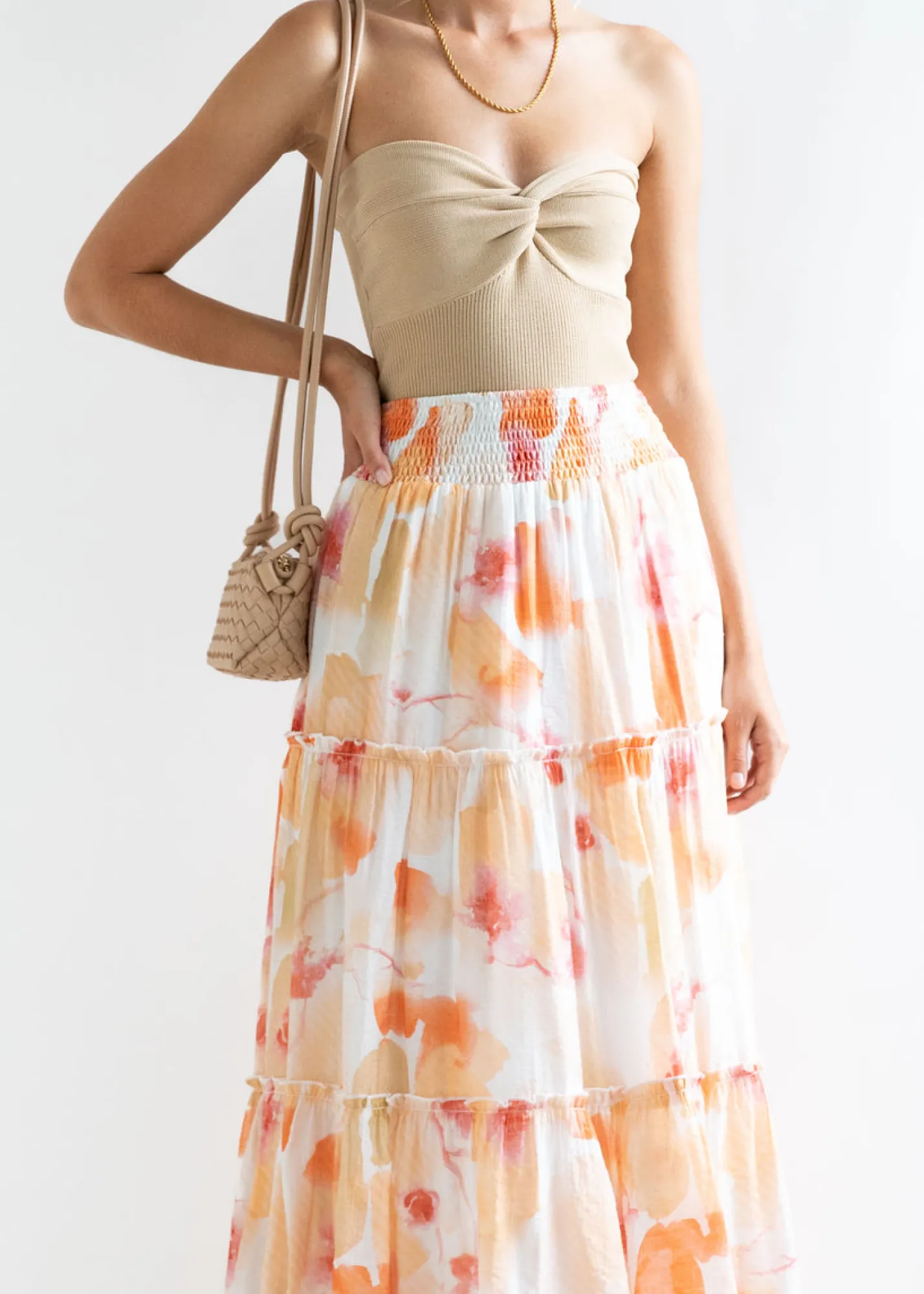 Women Gingham & Heels Skirts>Analee Maxi Skirt