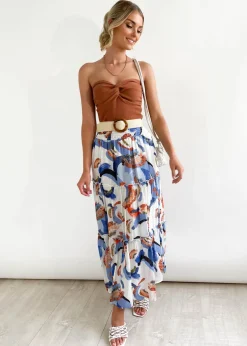 Women Gingham & Heels Skirts>Analee Maxi Skirt