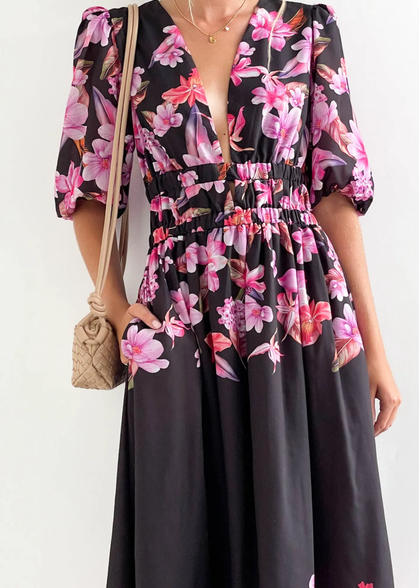 Women Gingham & Heels Maxi>Angiea Maxi Dress