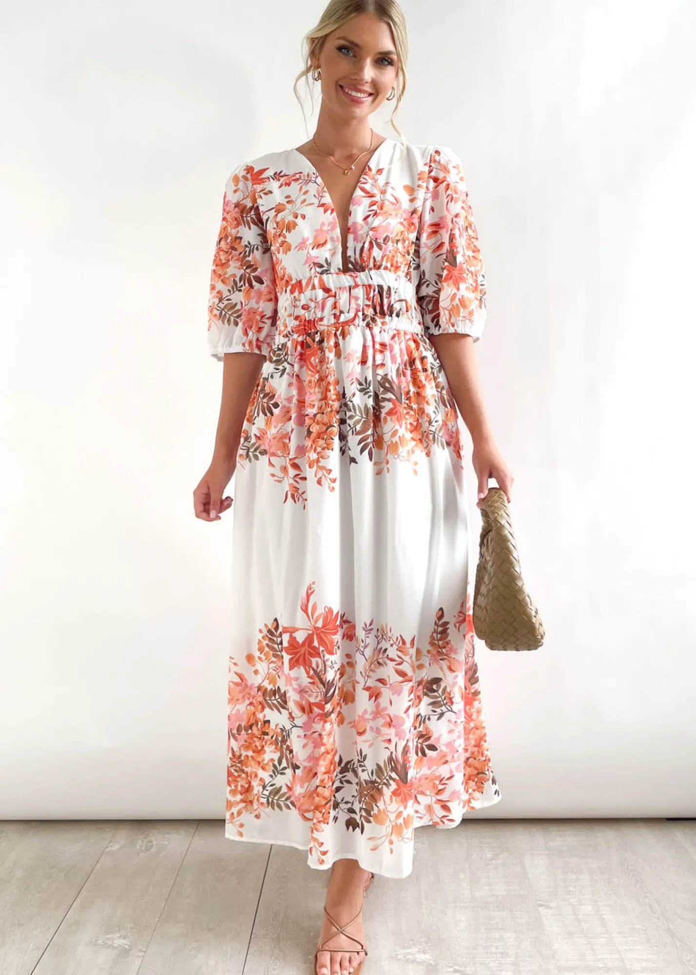 Women Gingham & Heels Maxi>Angiea Maxi Dress