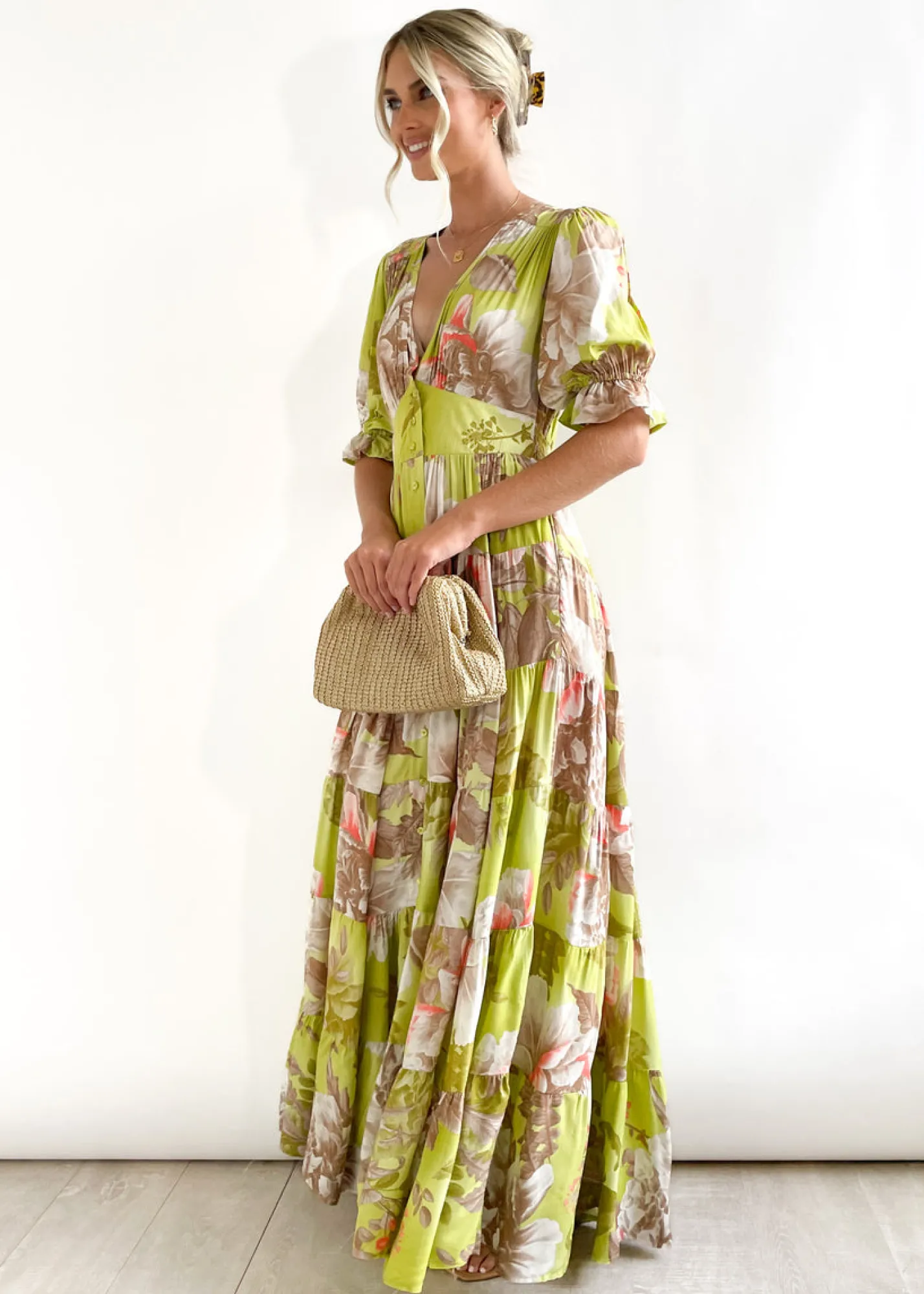 Women Gingham & Heels Maxi>Annabel Maxi Dress