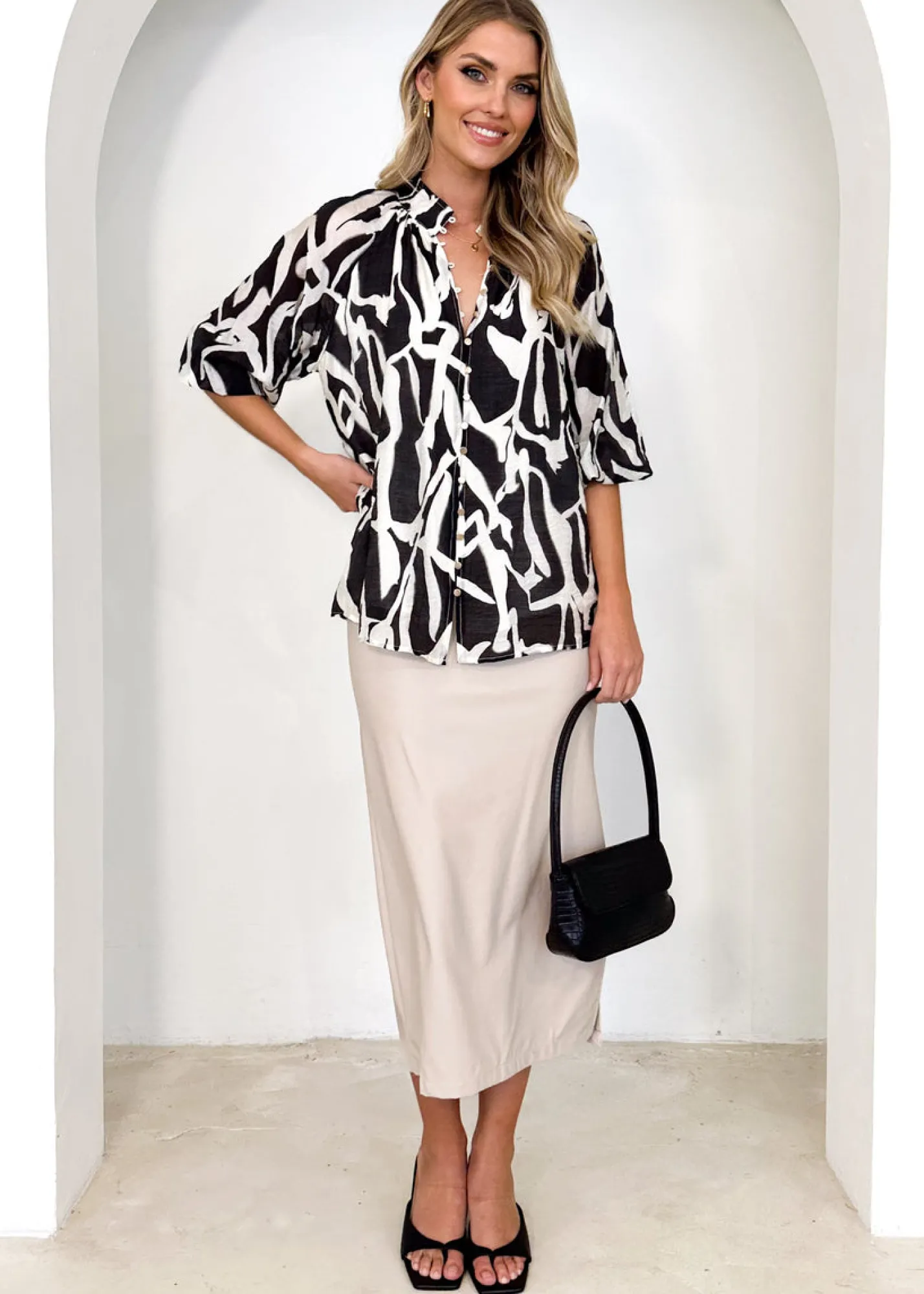 Women Gingham & Heels Shirts>Anniea Shirt