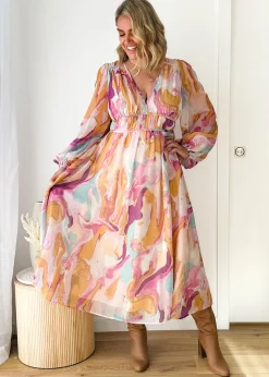 Women Gingham & Heels Maxi>Anniston Maxi Dress