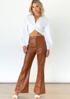 Women Gingham & Heels Pants><noscript><img width=