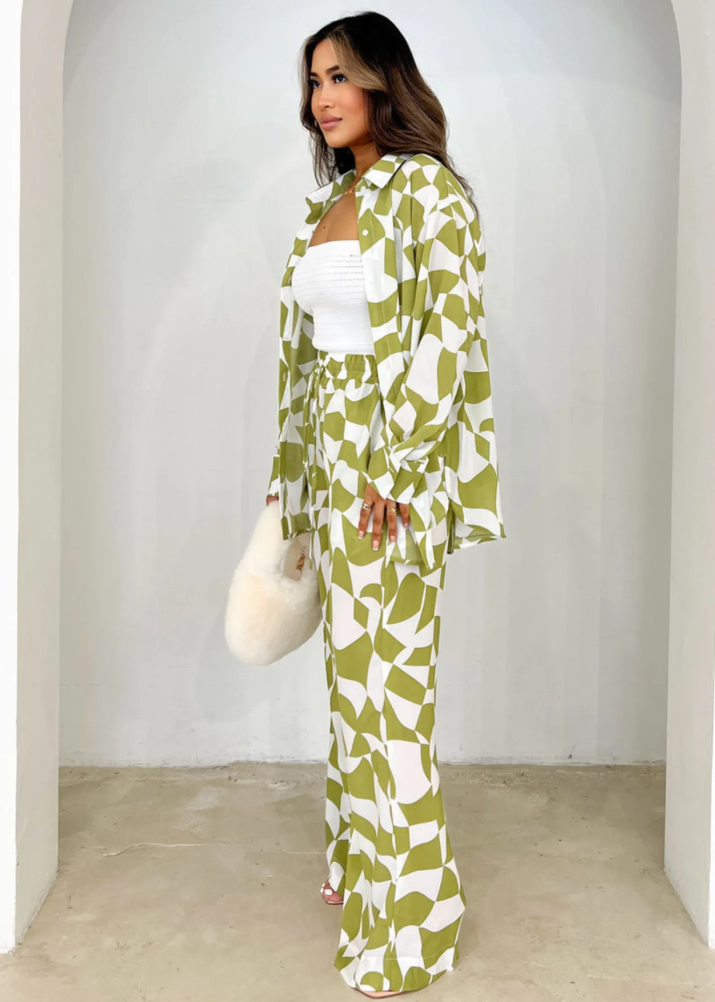 Women Gingham & Heels Pants>Antonella Pants