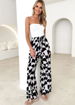 Women Gingham & Heels Pants>Antonella Pants