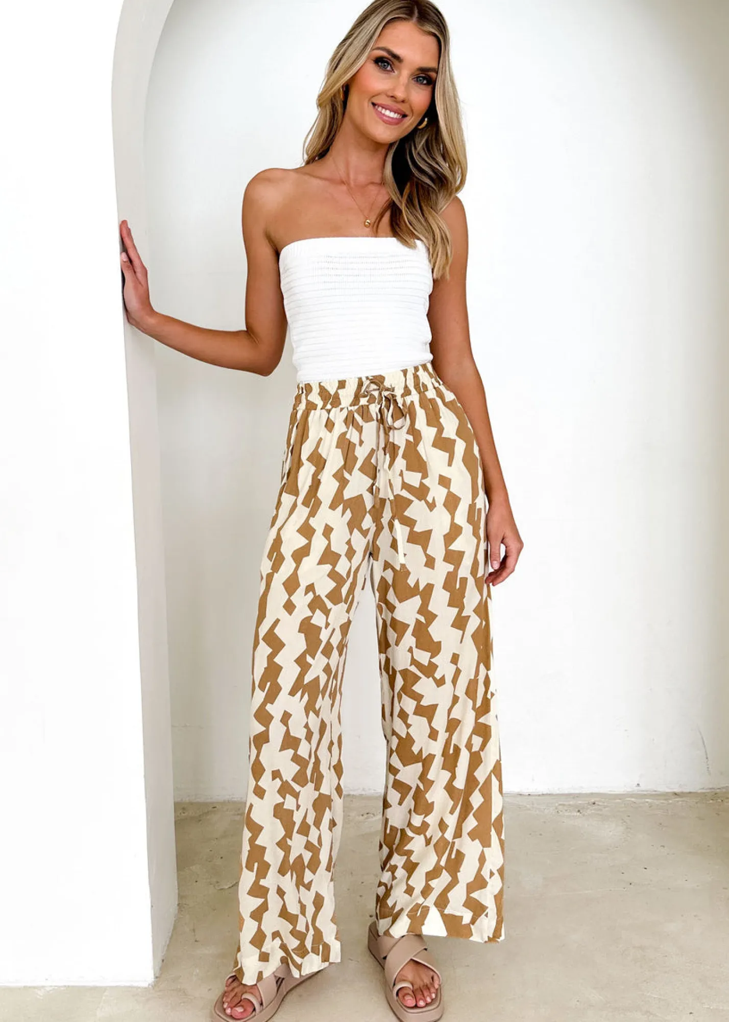 Women Gingham & Heels Sets>Antonella Pants
