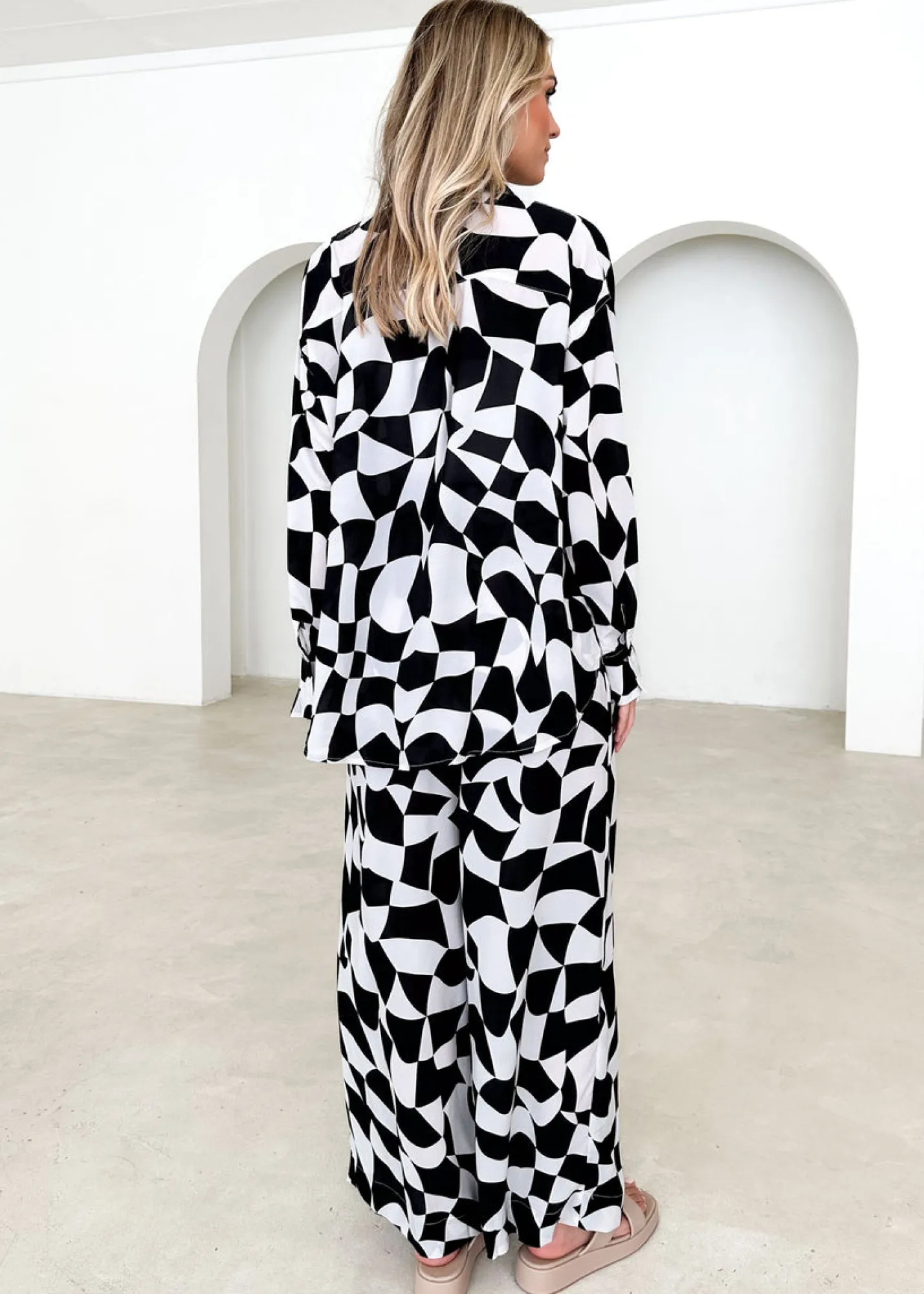 Women Gingham & Heels Sets>Antonella Shirt
